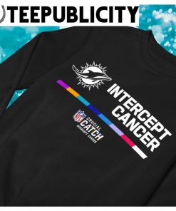 NFL Miami Dolphins Crucial Catch Intercept Cancer T-Shirt/ Hoodie