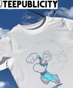 Popeye wind up punch cartoon shirt