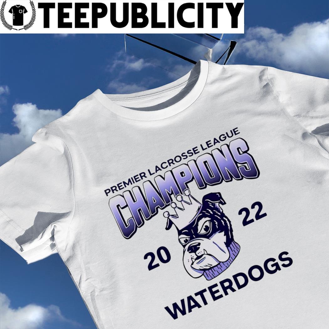 Premier Lacrosse League Champions 2022 Waterdogs logo shirt