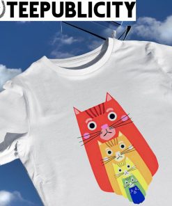 Rainbow cats art shirt