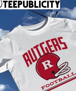 Rutgers Scarlet Knights football helmet vintage shirt