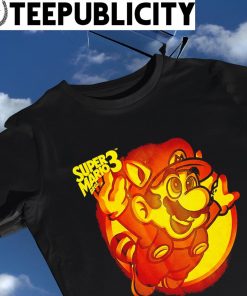 Super Mario Bros 3 retro game logo shirt