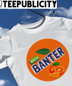 Witty Banter Orange logo shirt