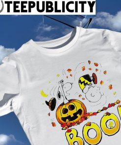 Woodstock and Snoopy Boo Happy Fall art shirt