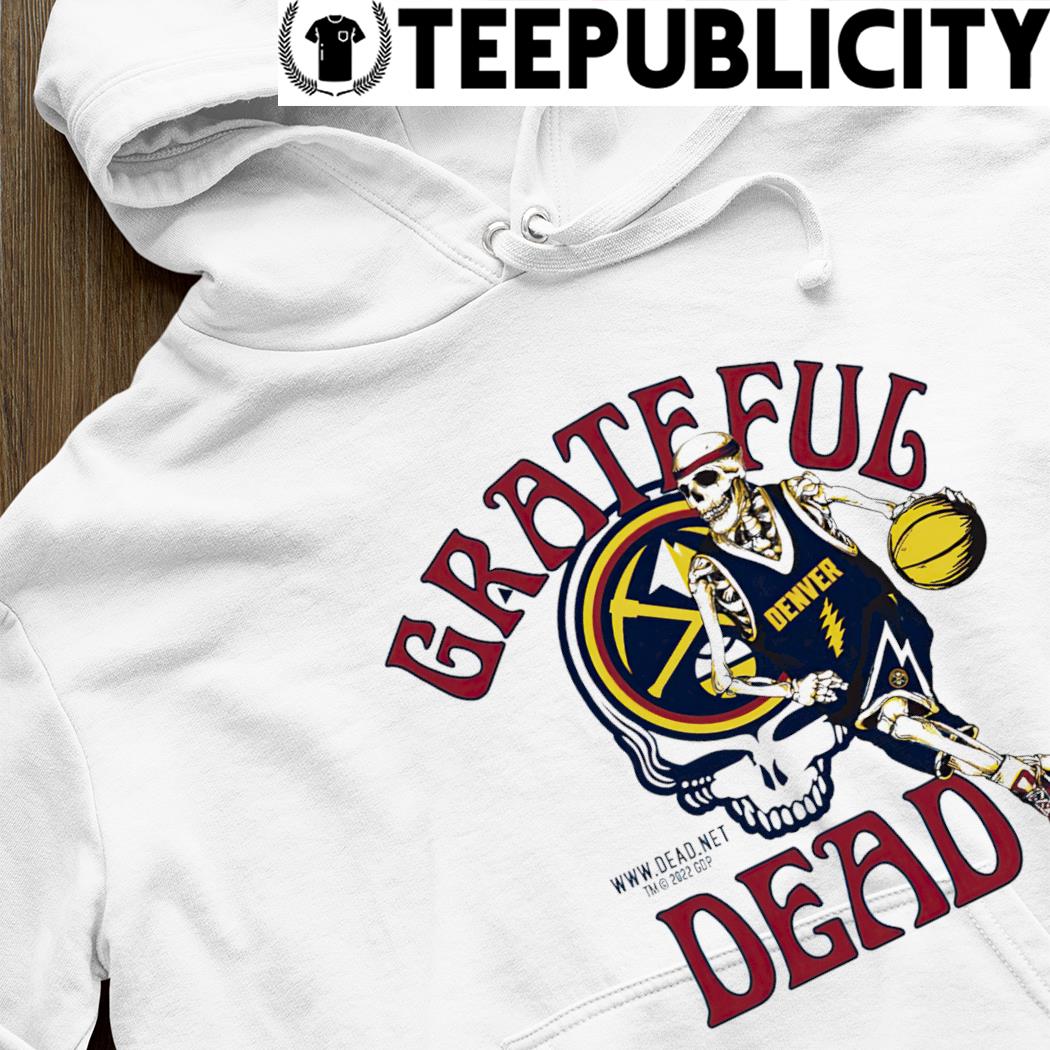 Official Denver Nuggets Grateful Dead Steal Your Face T-Shirt