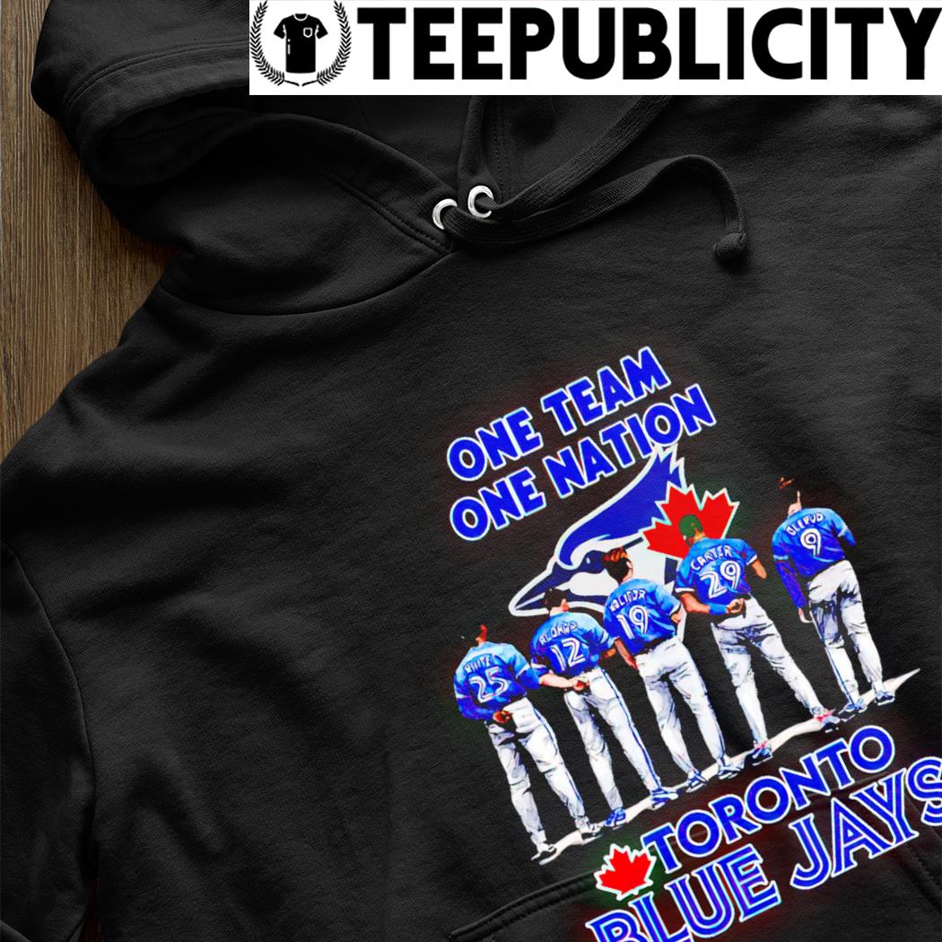 Toronto Blue Jays one team one nation shirt, hoodie, sweater, long