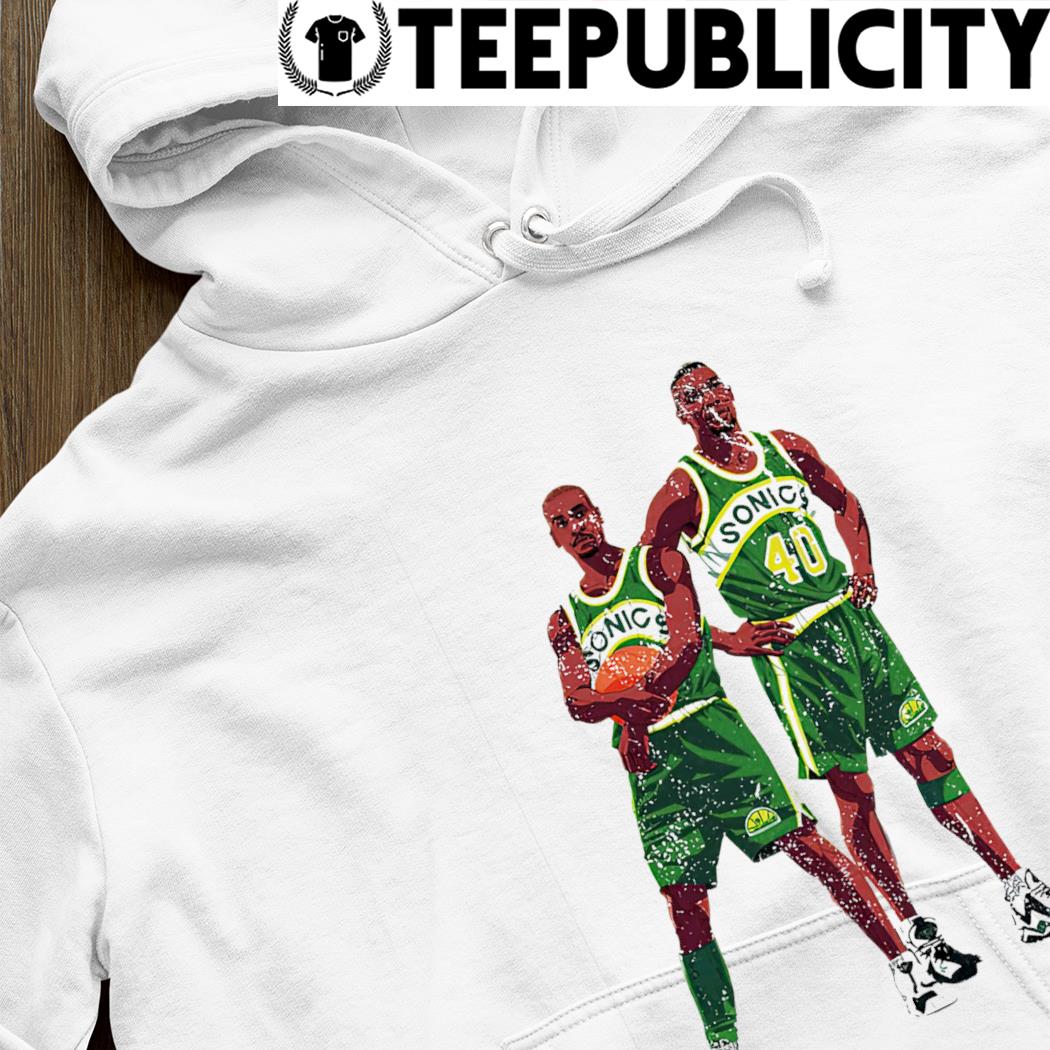 Good NBA Jam Seattle Supersonics Shawn Kemp And Gary Payton Shirt -  Togethertee