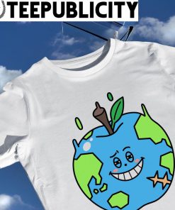 Falling Earth Apple Scar art shirt