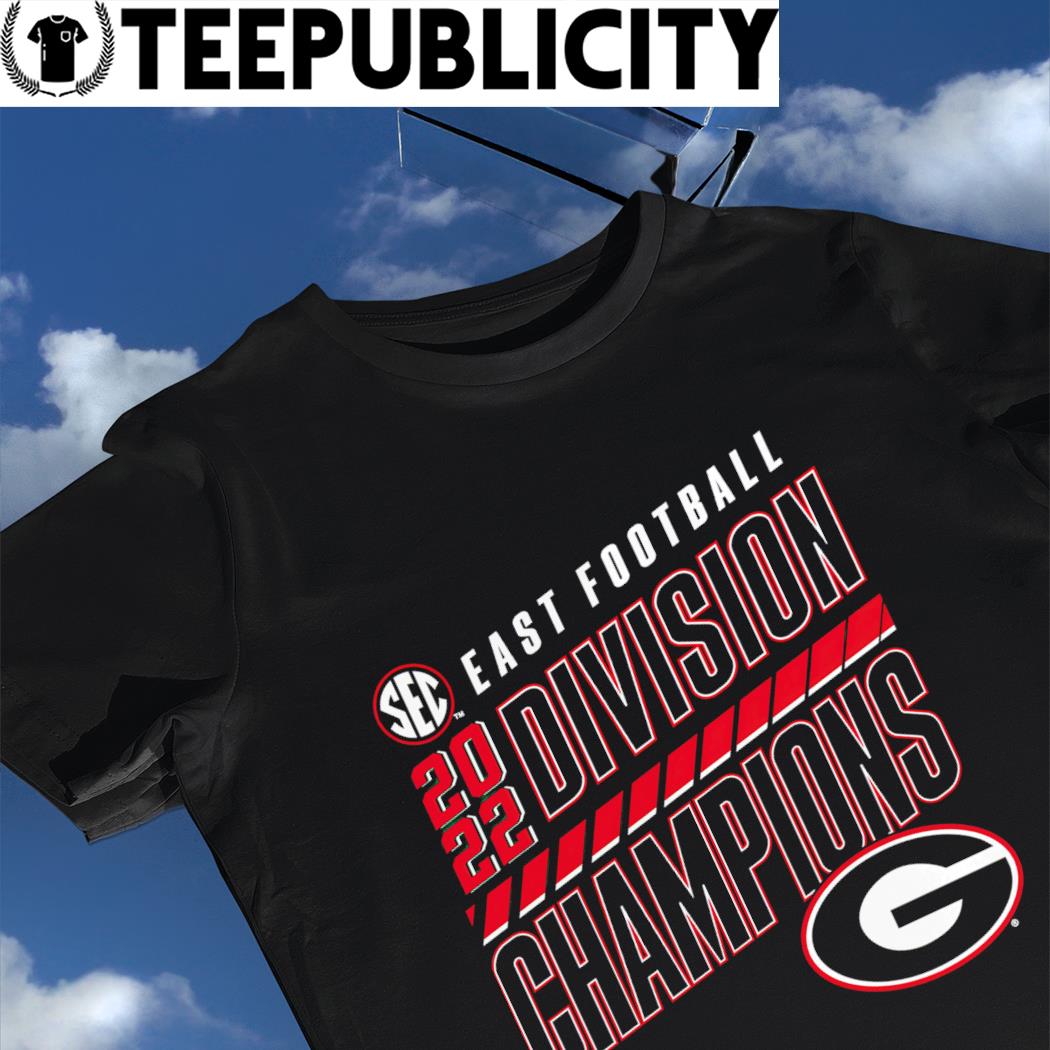 Georgia Bulldogs 2022 SEC East Division Football Champions Slanted Knockout  T-Shirt, hoodie, sweater, long sleeve and tank top