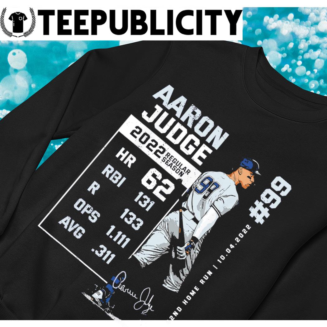 New York Signature Aaron Judge T-shirt black Cotton Tee All Sizes
