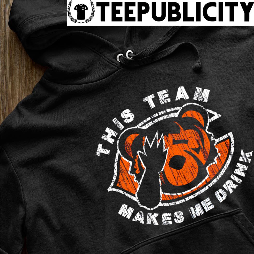 Chicago Bears this team makes me drink logo shirt, hoodie, sweater, long  sleeve and tank top