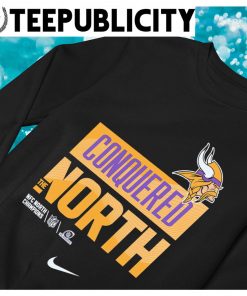 Minnesota Vikings Nike Conquered The North 2022 Nfc North Division Champions  Shirt Hoodie