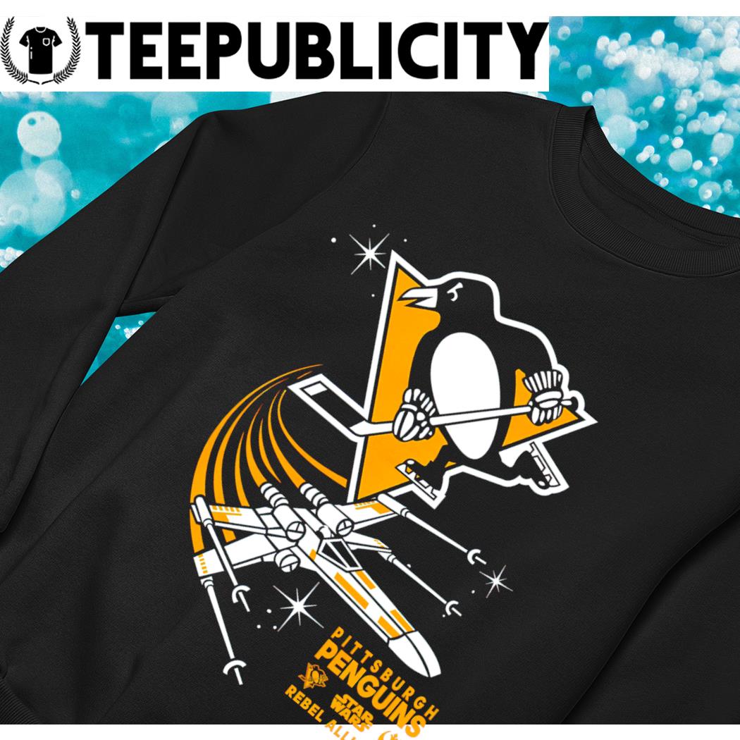 PITTSBURGH PENGUINS YOUTH STAR WARS THE FORCE LONG SLEEVE T-SHIRT