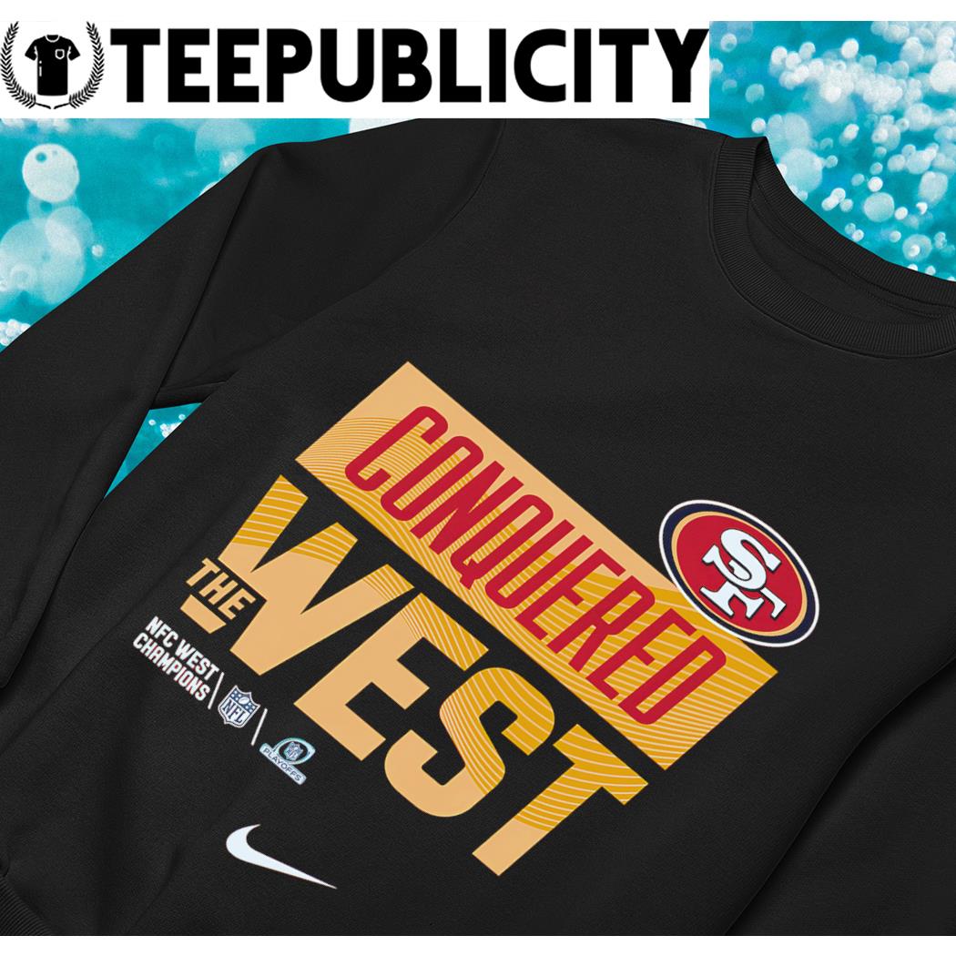 San Francisco 49ers 2022 NFC West Division Champions Locker Room Nike logo  shirt, hoodie, sweater, long sleeve and tank top