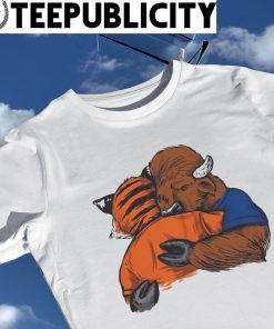 Cincinnati Bengals hug Buffalo Bills mascot Grateful shirt