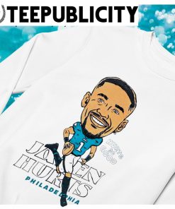 Funny philadelphia Eagles Jalen Hurts Caricature Shirt, hoodie, sweater,  long sleeve and tank top