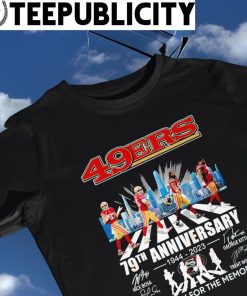 San Francisco 49ers 79th Anniversary 1944-2023 thank you for the memories Abbey Road shirt