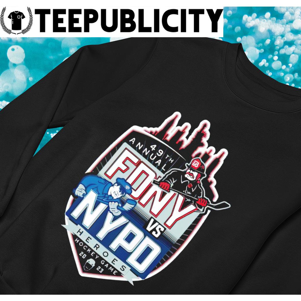 Official Fdny Vs Nypd 49th Annual Hockey Game 2023 T-shirt,Sweater, Hoodie,  And Long Sleeved, Ladies, Tank Top