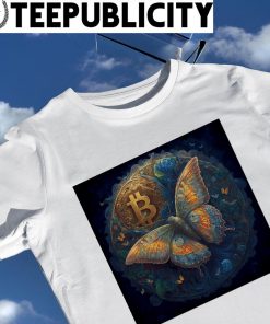 Bitcoin and Butterfly art shirt