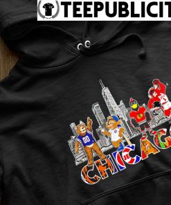 Chicago Bears Chicago Cubs Chicago Blackhawks Chicago Bulls mascot shirt,  hoodie, sweater, long sleeve and tank top