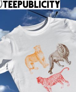Glorious big cats Lion Tiger Jaguars art shirt