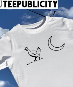 Hen Moon Master Chief chicken and Moon art shirt