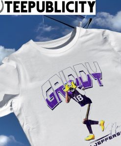 Justin Jefferson Griddy Minnesota Vikings signature 2023 shirt