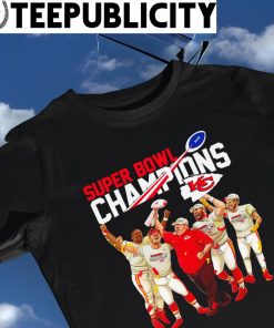 Kansas City Chiefs Super Bowl Champions cartoon players shirt