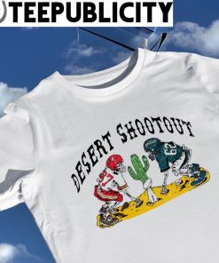 Kansas City Chiefs vs Philadelphia Eagles skeleton desert shootout shirt