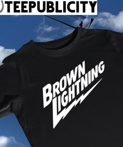 Lamorne Morris Brown Lightning logo shirt