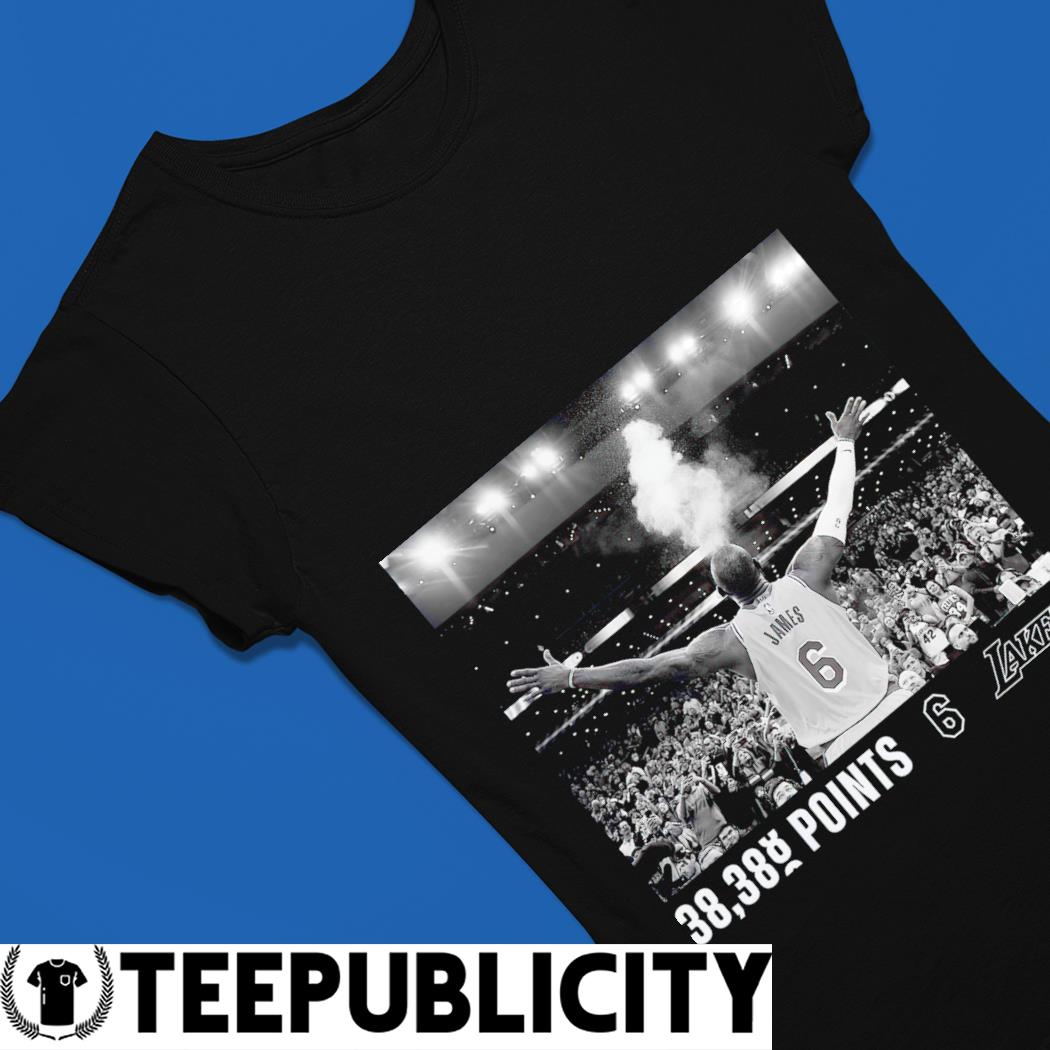 Los Angeles Lakers Nike Lebron James All Time Scoring Record T-Shirt - Mens