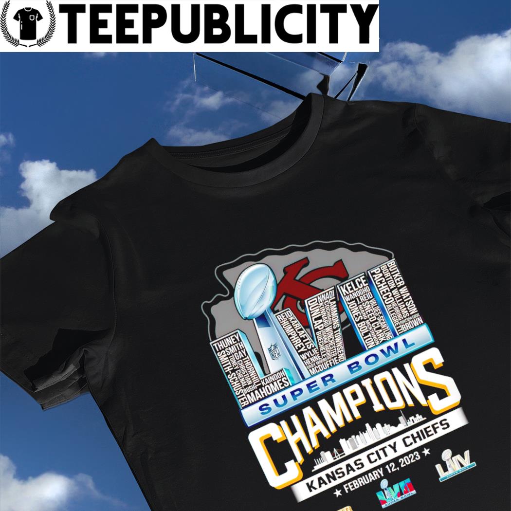 Kansas City Chiefs Super Bowl LVII Champions 3 Time Super Bowl Shirt -  Teespix - Store Fashion LLC
