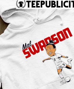 Mallory Swanson America Women's Football Team caricature shirt, hoodie,  sweater, long sleeve and tank top