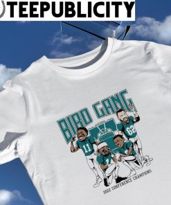 Philadelphia Eagles Bird Gang 2022 Conference Champions caricatures shirt