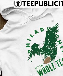 Mascot Breaking Through Wall Philadelphia Eagles T-Shirt - Cruel Ball