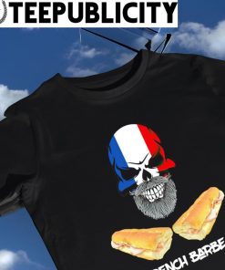 Skull French Barbe with Bread flag shirt