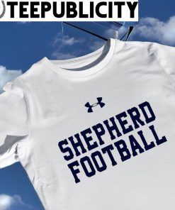 Travis Bagent Under Armour Shepherd Football logo shirt
