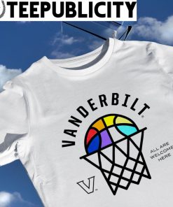 Vanderbilt Commodores all are welcome here colorful logo shirt
