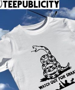 Watch out for snake art shirt