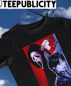 Wednesday Addams and Scream shirt