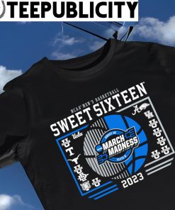 2023 NCAA Men's Basketball Tournament March Madness Sweet 16 Group Top 16 teams shirt