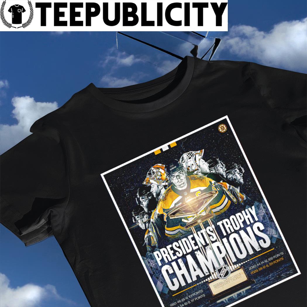 Official Boston Bruins President's Trophy Champions 121 Points poster  shirt, hoodie, sweater, long sleeve and tank top