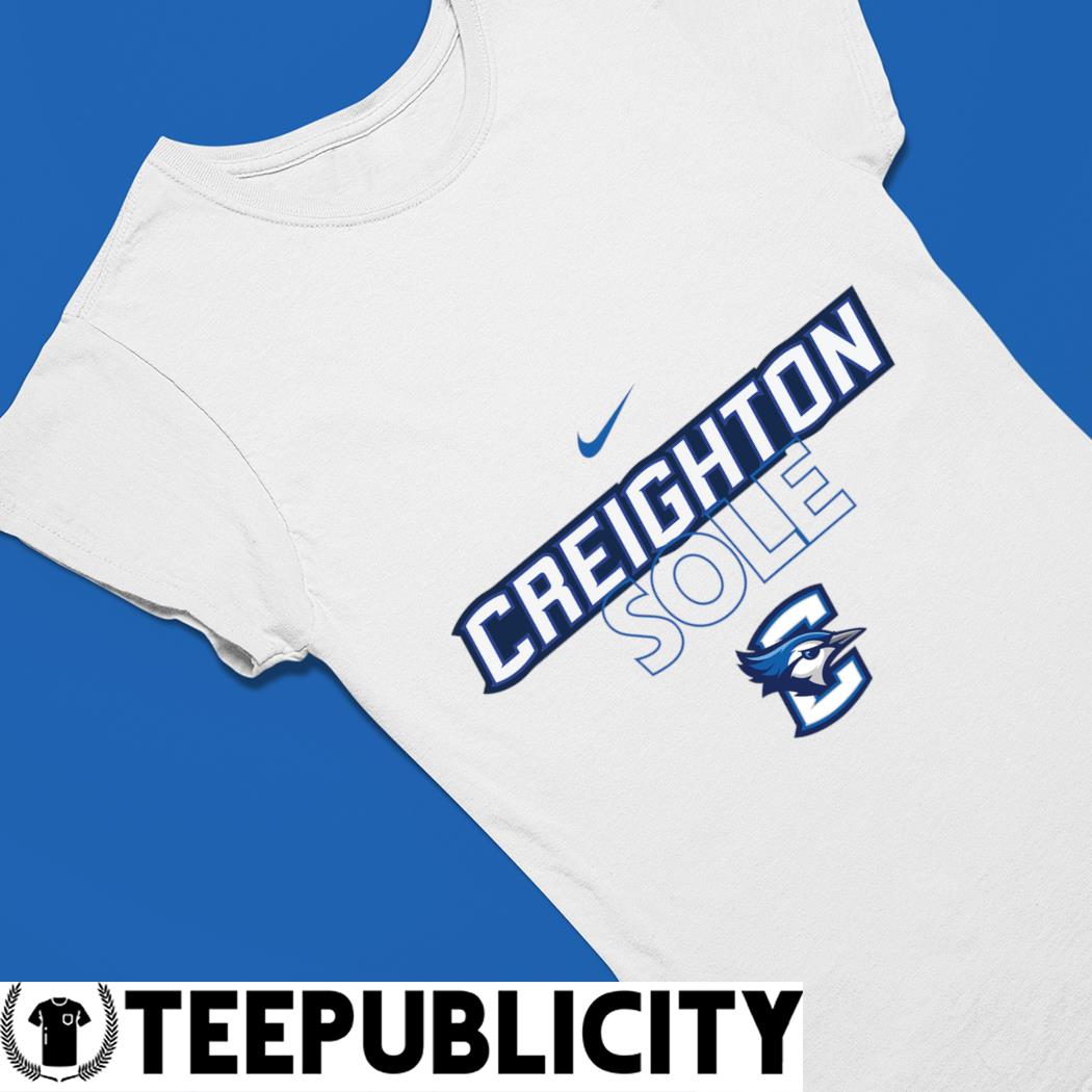 Nike White Creighton Bluejays 2023 on Court Bench T-Shirt