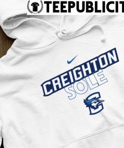 Nike Men's White Creighton Bluejays On Court Bench Long Sleeve T-shirt