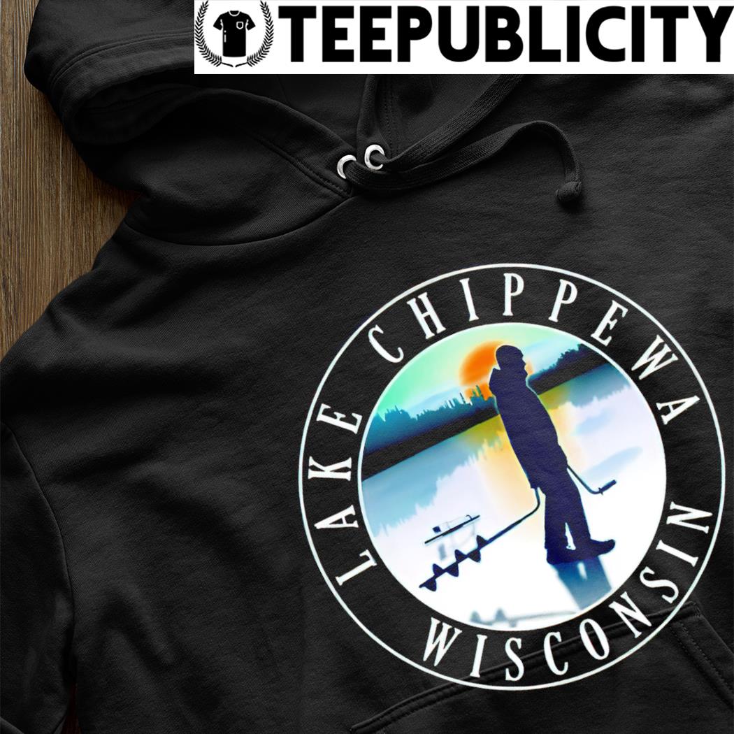 Lake Chippewa Wisconsin Ice fishing logo shirt, hoodie, sweater