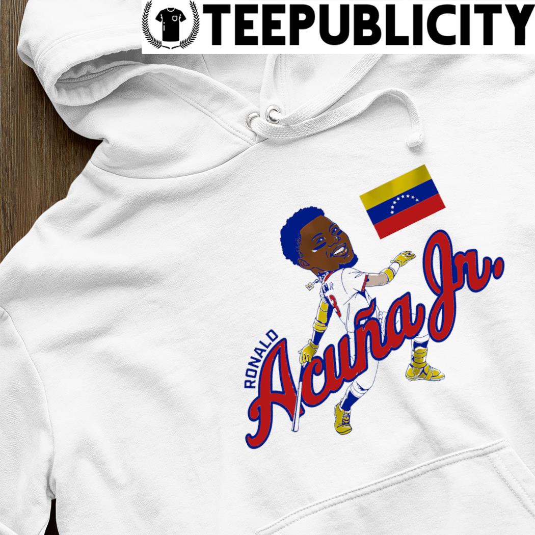 Official ronald Acuña Jr Venezuela Caricature Tee Shirt, hoodie,  longsleeve, sweatshirt, v-neck tee