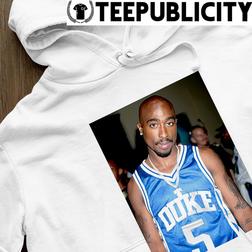 Tupac Shakur with Duke Blue Devils photo shirt, hoodie, sweater, long  sleeve and tank top