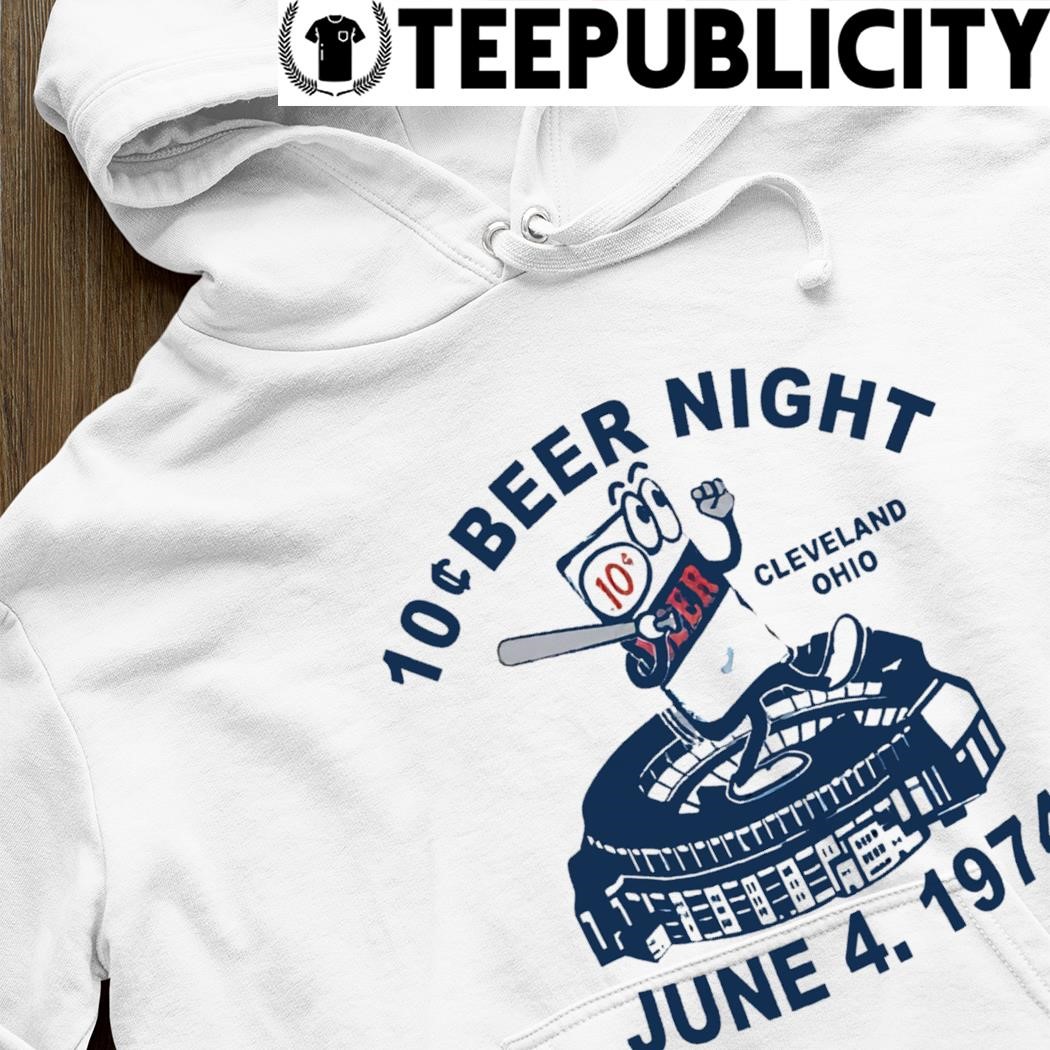 10 cent beer night cleveland ohio shirt, hoodie, sweater, long