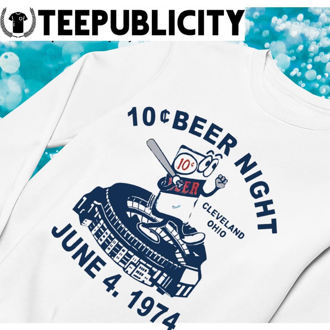  Cleveland Baseball Shirt Retro 10 Cent Beer Night