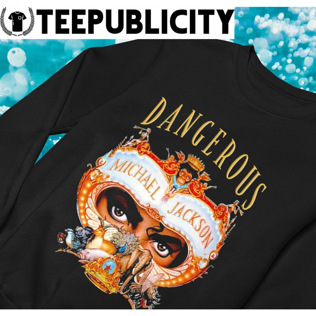  Michael Jackson T Shirt Dangerous Logo Official Mens
